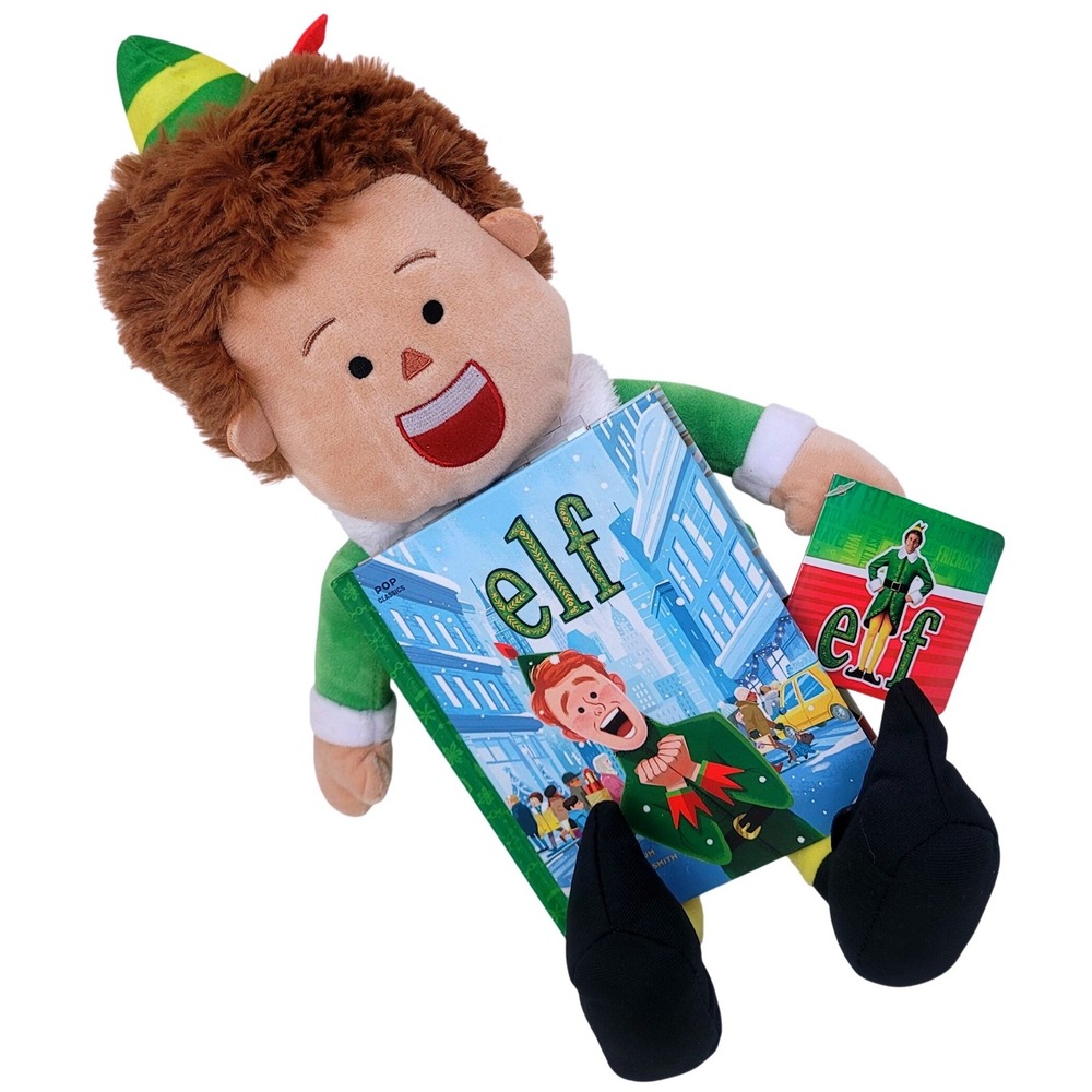 Kohls Cares Buddy the Elf Plush and Storybook Bundle Christmas Holiday 15 inch